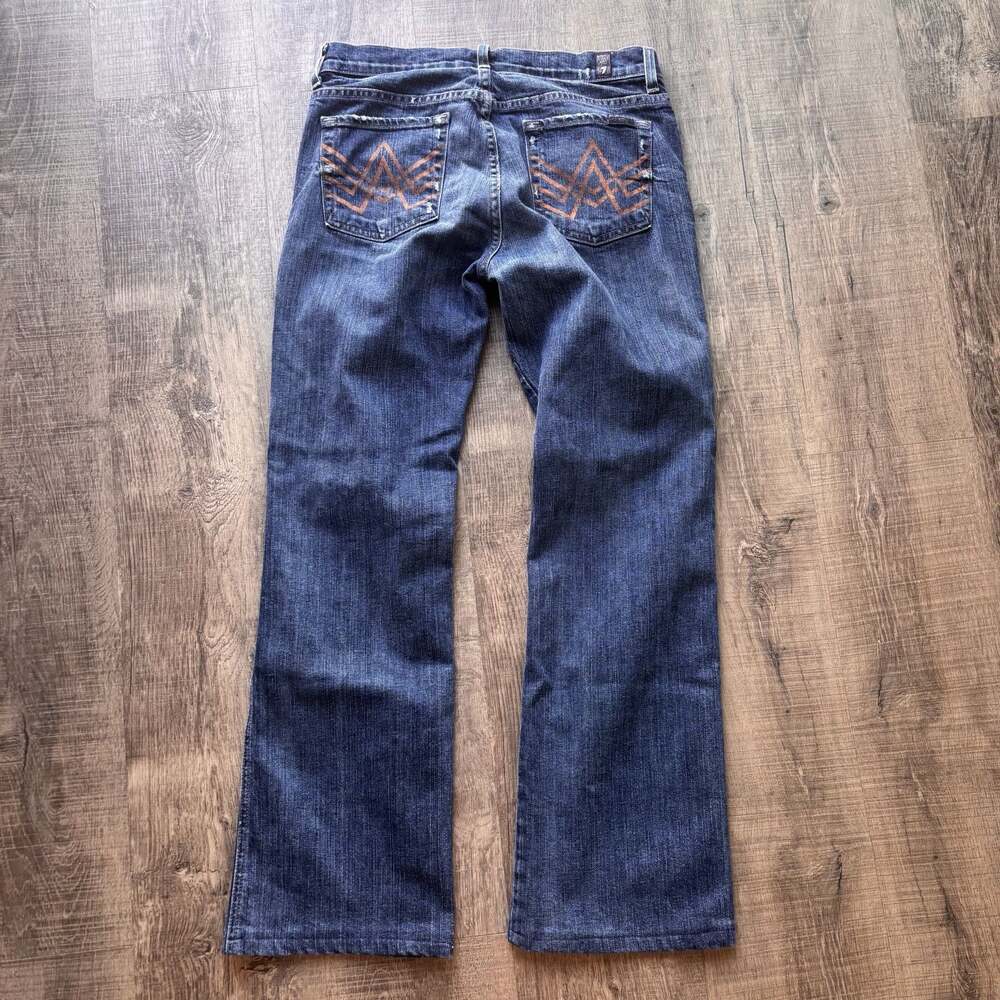 7 For All Mankind Organic Cotton A Pocket Bootcut Jeans Dark Wash